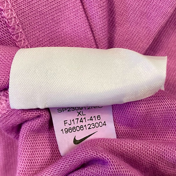 Nike Sportswear Tie Dyed T-Shirt Women’s XL Oversized Fit Pink Blue 100% Cotton - Picture 7 of 8